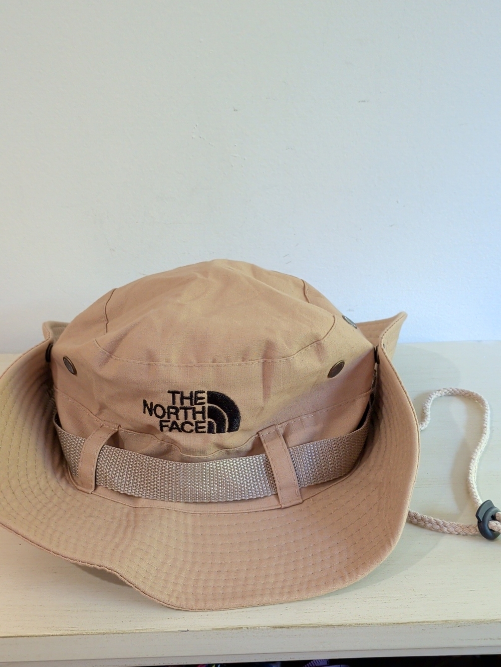 The North Face Beige/Tan Boonie Hat with Chin Cord